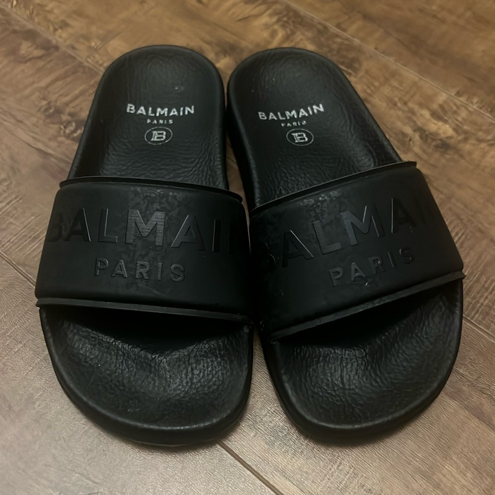 Kids balmain slides